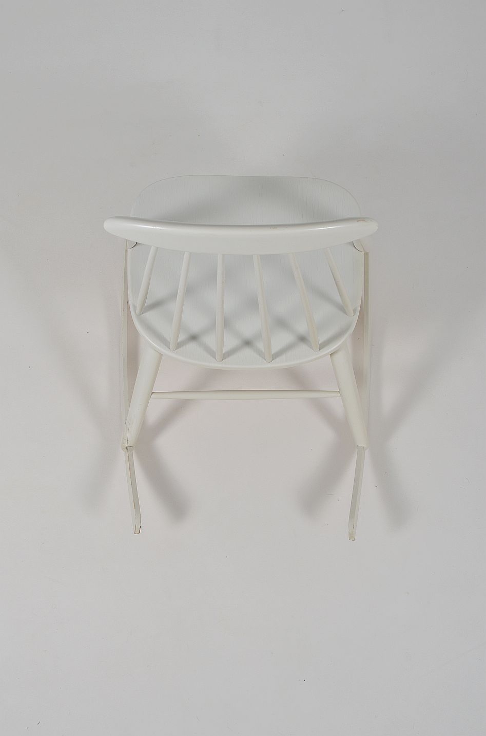 Scandinavian rocking chair with unusual design, 1950s