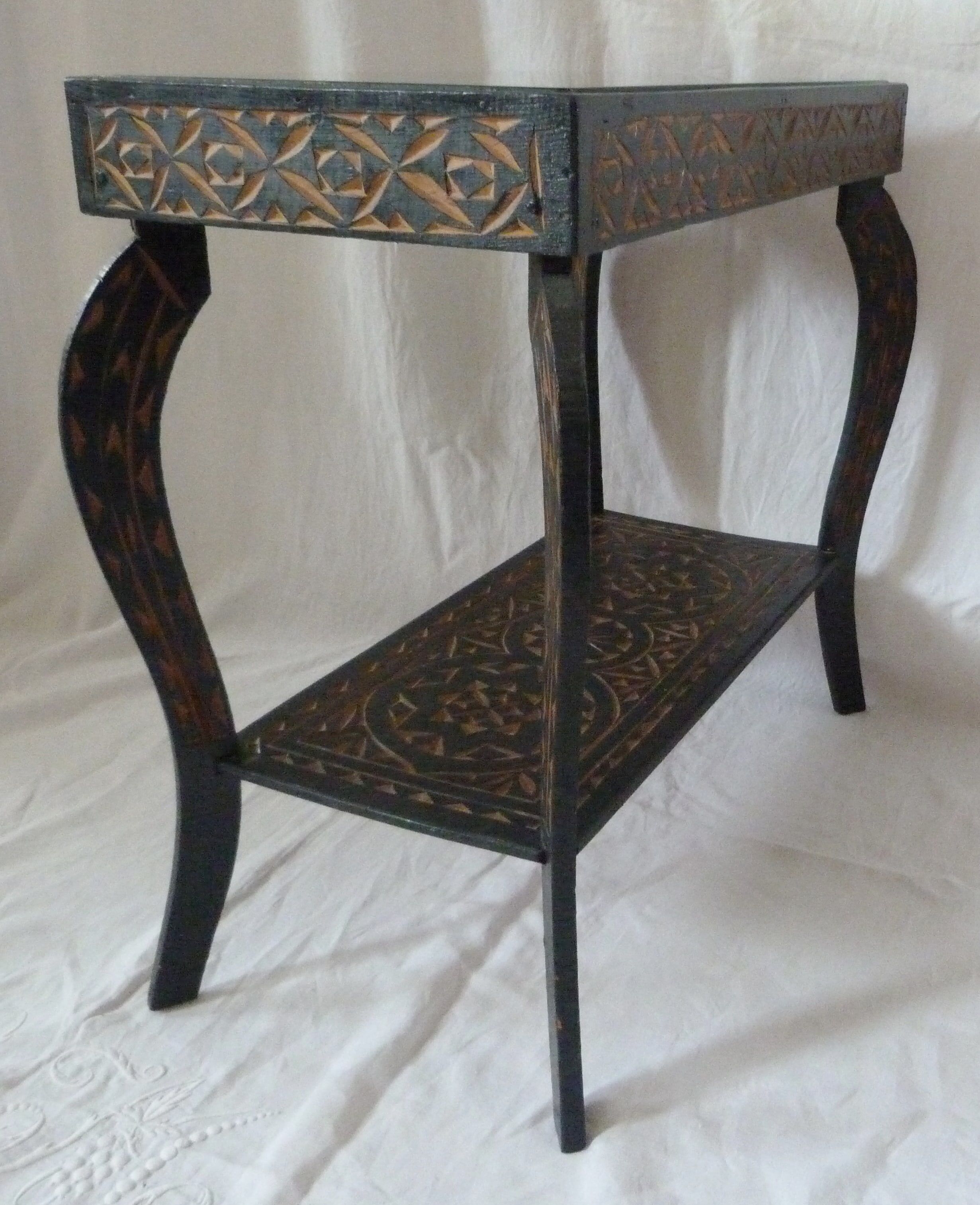 Oriental sofa table/end
