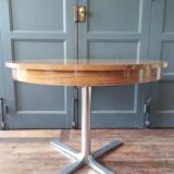 Vintage round table with extensions 1970