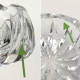 Vintage Saint Louis crystal ashtray, Ambassador model