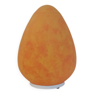 1970s opaline glass egg lamp