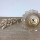 Amber tulip walking lamp