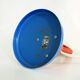 Lampe Aluminor flexible style Memphis en métal et plastique.Année 80