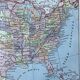 Map of the United States - 20x29cm 1922
