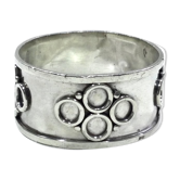 Silver towel ring