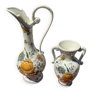 Combiné  vase et jarre