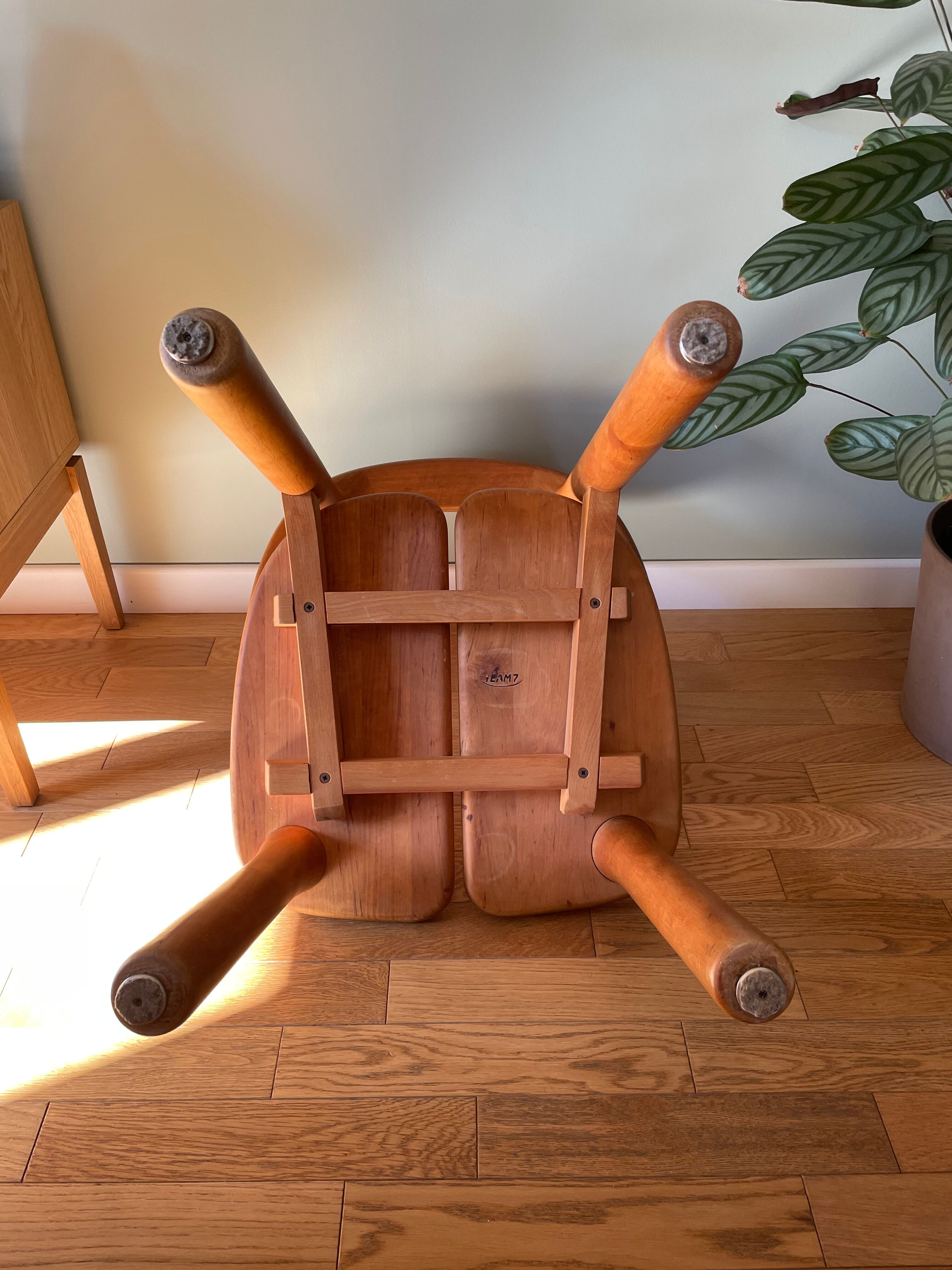 Set of 6 "Team 7" design chairs