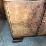 Art deco wooden chest of drawers from the 1940s