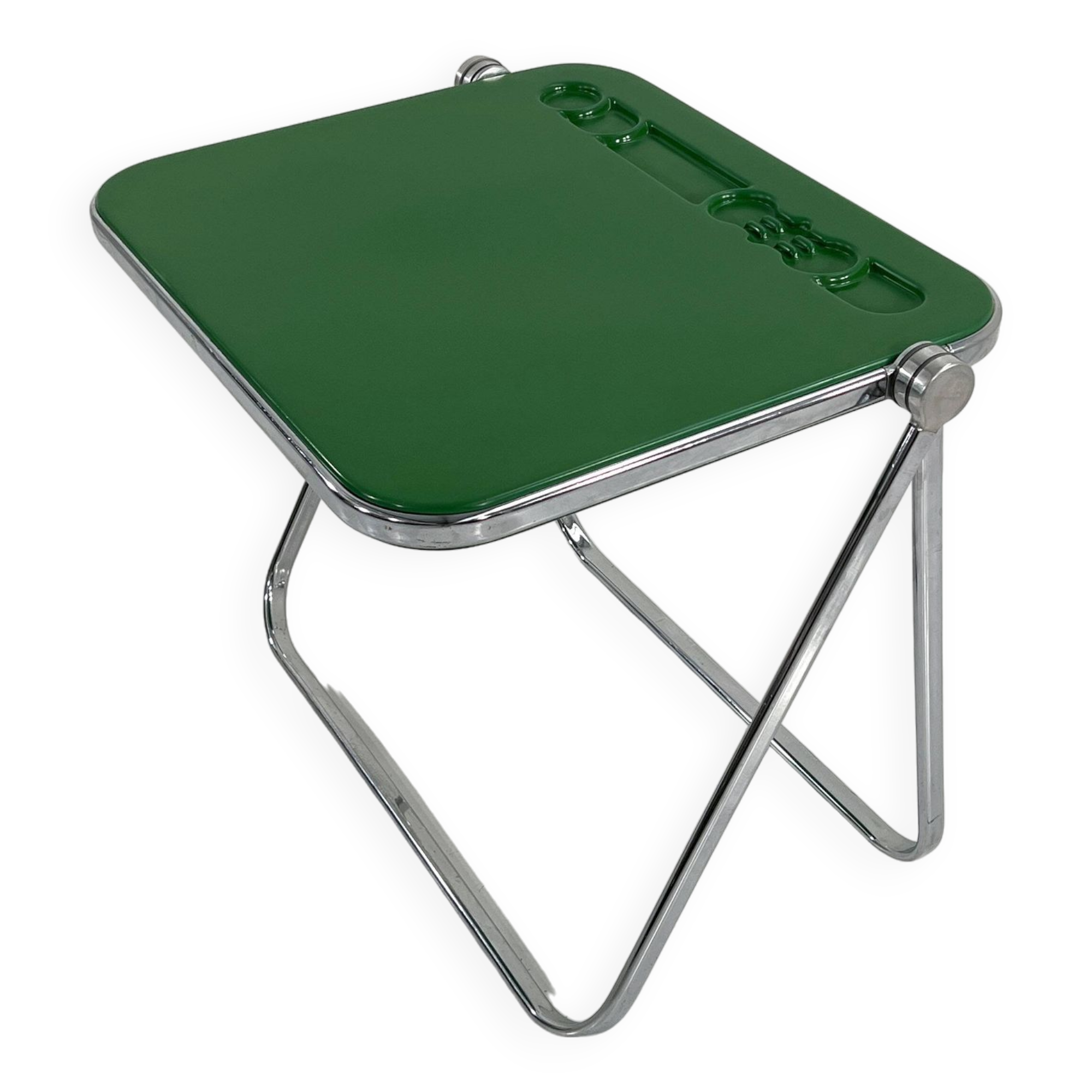 Platone Green Folding Desk by Giancarlo Piretti for Anonima Castelli, 1970