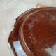 Large antique blue earthenware dish