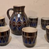 Ceramic cider/beer service - Art Deco - Zoller