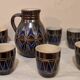 Ceramic cider/beer service - Art Deco - Zoller