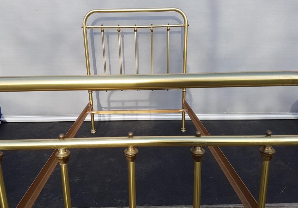 Vintage brass bed 90x190