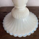 Pair of opaline candlesticks
