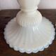 Pair of opaline candlesticks