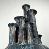 Large Fireplace Vase Studio in Brutalist Mid-Century Ceramic by Gerhard Liebenthron, 1974