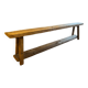 Tall console table in solid antique oak - 335cm long
