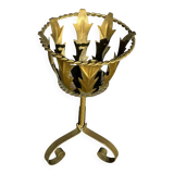 Porte fleur en fer forgée des années 50