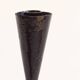 Tripod candle holder in black enamelled wrought iron, 1960s