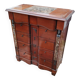 Commode semainier ancien plateau marbre style louis xvi