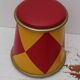 Pouf tabouret cirque