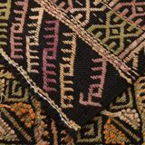 Yellow & Green Tribal Turkish Kilim Rug, 158x236Cm