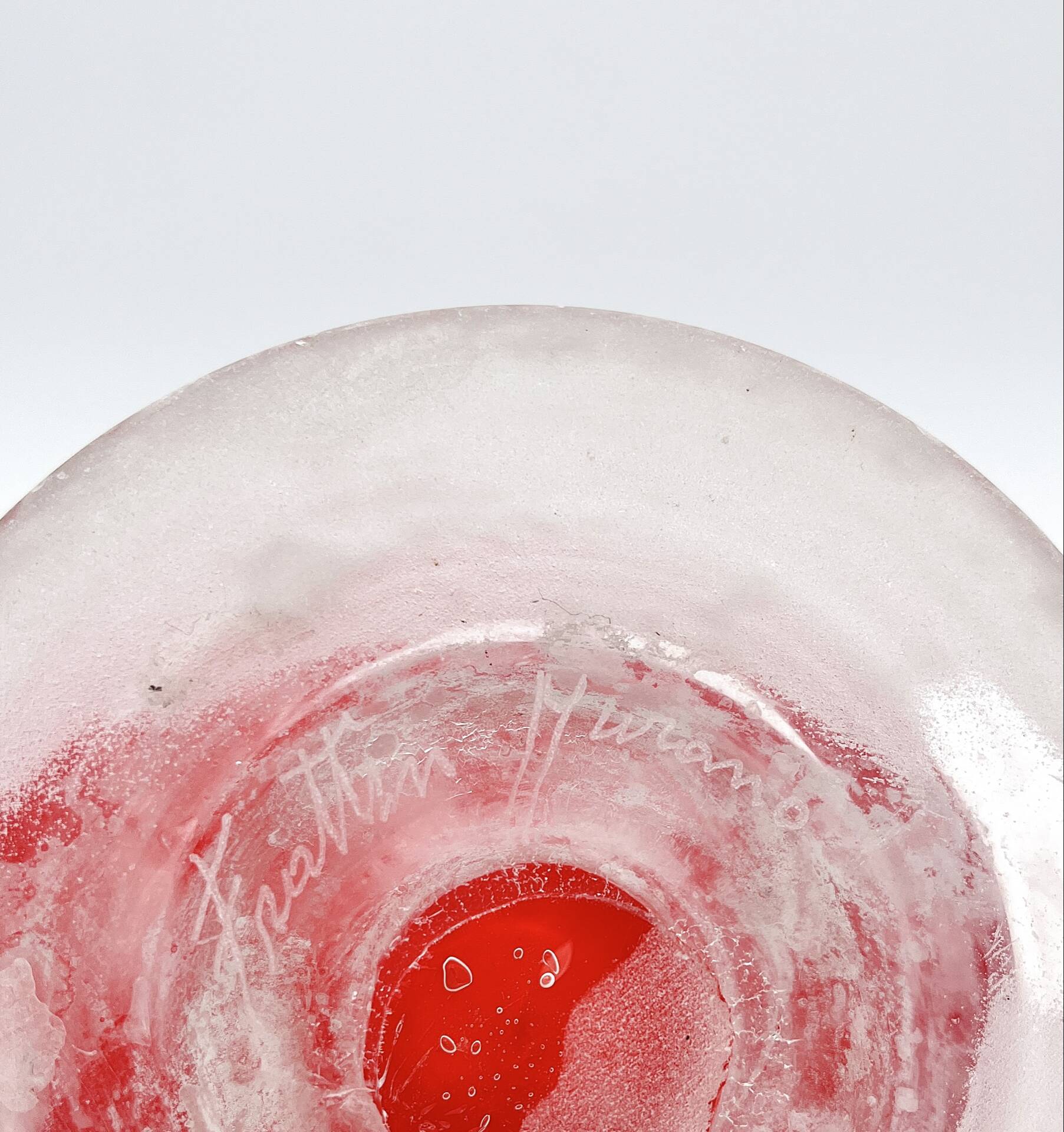 Monumental Vase 44cm - Signed Sandro Frattin - Scavo