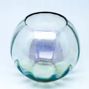 E2E Huta Niemen ball vase ART DECO no. 1590