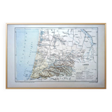 Printed in 1889, Landes, New Aquitaine.