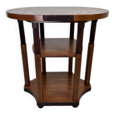 Oval side table with six legs in the style of the Vienna Secession.