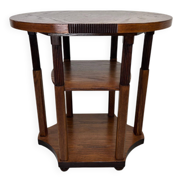 Table d'appoint ovale à six pieds dans le style de la sécession viennoise