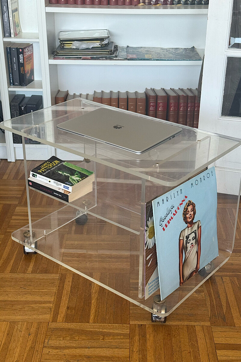 Plexiglass coffee table