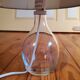 Glass foot-laying lamp