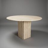 Round dining table by Claude Berraldacci. 1990s. France.