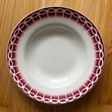 4 Badonvillier style soup plates