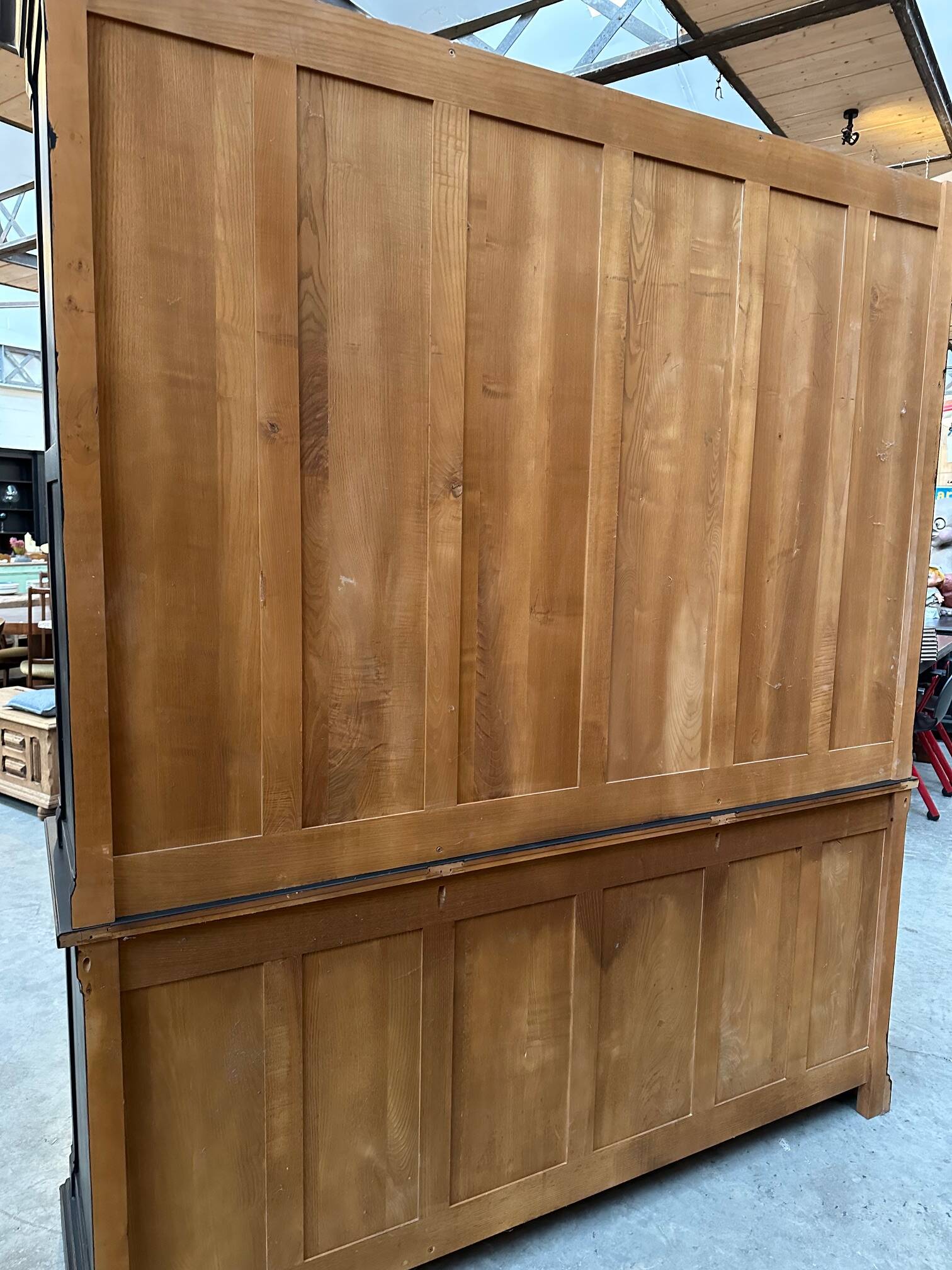 80s patinated bookcase