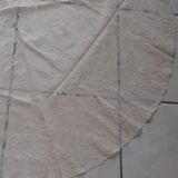Round lace tablecloth