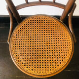 Pair of bistro chairs signed Thonet