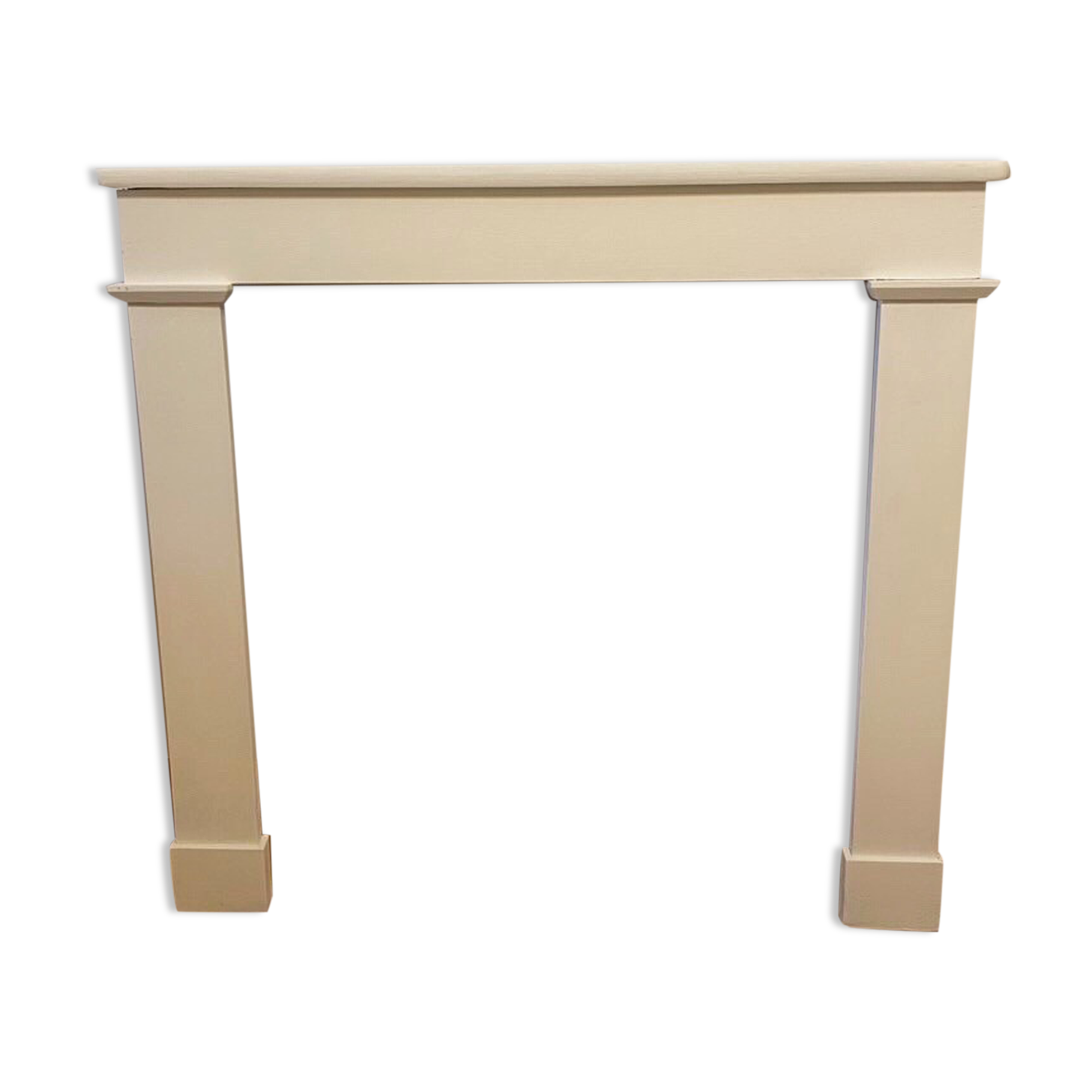 Wooden fireplace frame