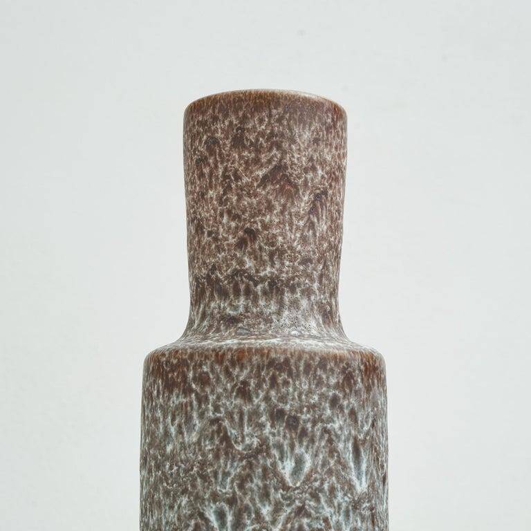 Glazed volcanic ceramic vase mid-century Steuler Keramik 1960
