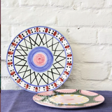 Set of 2 'grant & bell' dessert plates