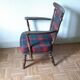 Tartan armchair