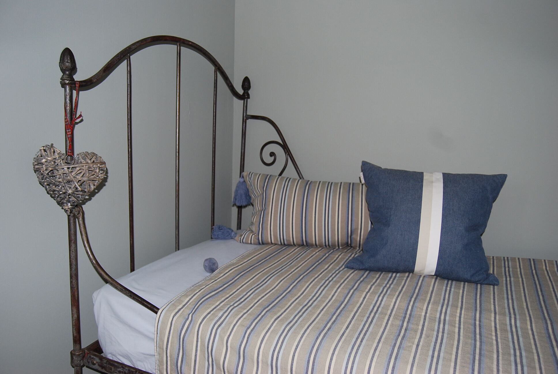 Louis XVI wrought iron bed