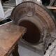 Mirror cast iron ox eye