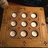 Carved candle holder "Pierre de Jaisalmer"