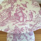 Ensemble chaise et repose pied style Louis XVI