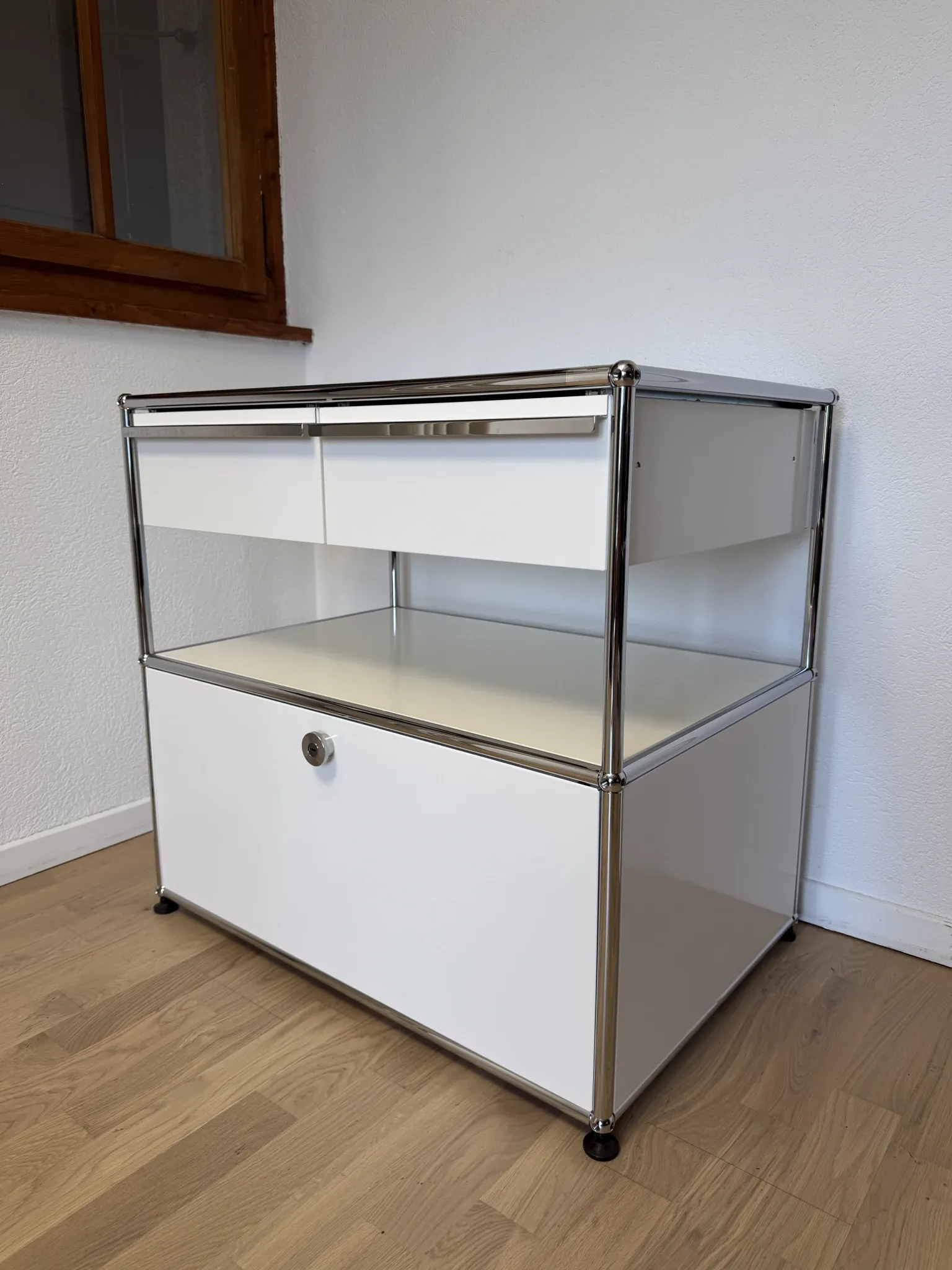 Commode USM Haller en Blanc Pur