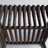 Log gate, fireplace cradle