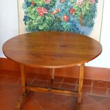 Table winegrower XIXth in cherry tree diameter 1.00 m