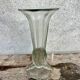 Antique tulip vase in moulded glass
